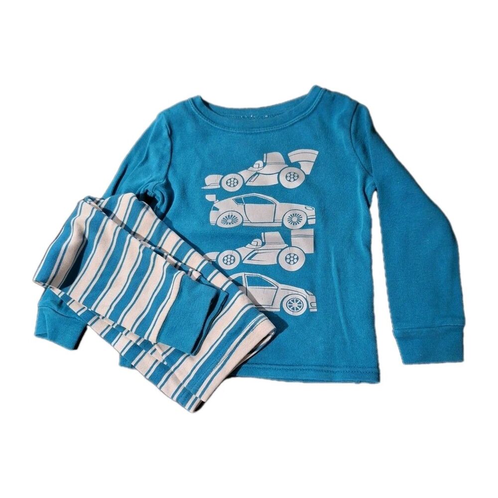 Boys 24 Months 3 1/2 Sets Pajamas Minecraft Peanuts Racecars Firetruck Lot - Picture 3 of 16